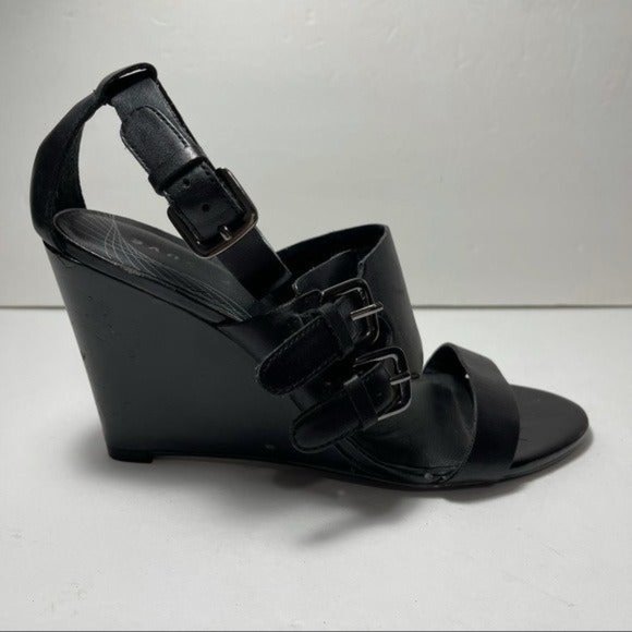 Trouve Wedge Platform Sandals #8 - Picture 1 of 11